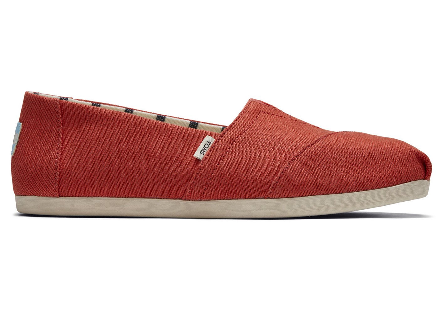 Toms Espadryle Damskie Czerwone - Alpargata Heritage Płócienne - 82UYCVTBE